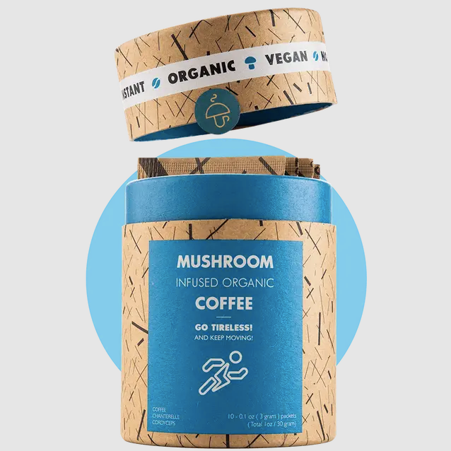 Mushroom Cups Instant Coffee Go Tireless